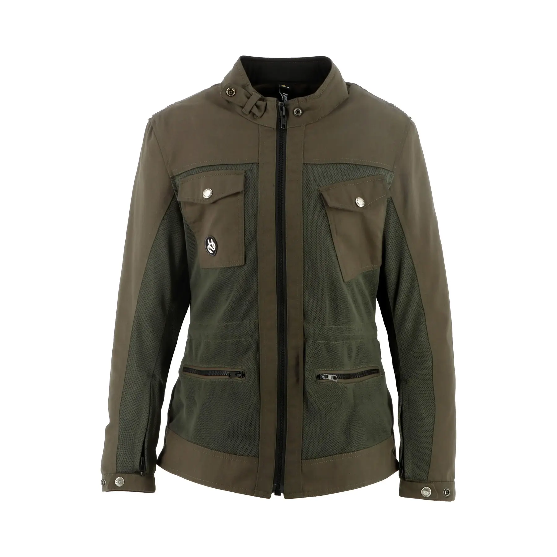 Damen-Motorradjacke aus Canvas - Mesh Helstons Sahara Air