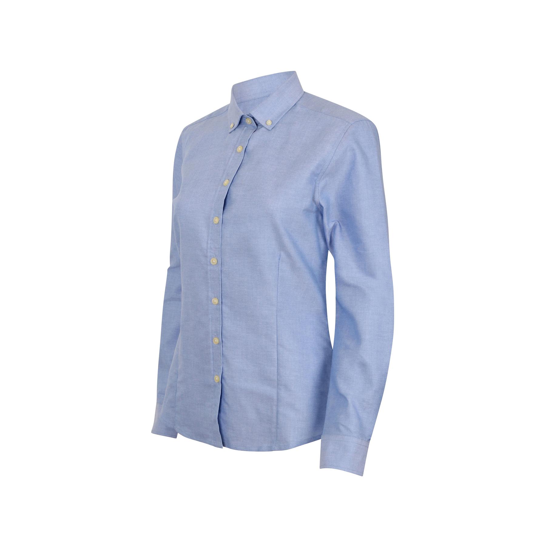 5056160725142 - Damen Langarm-Oxfordhemd Henbury