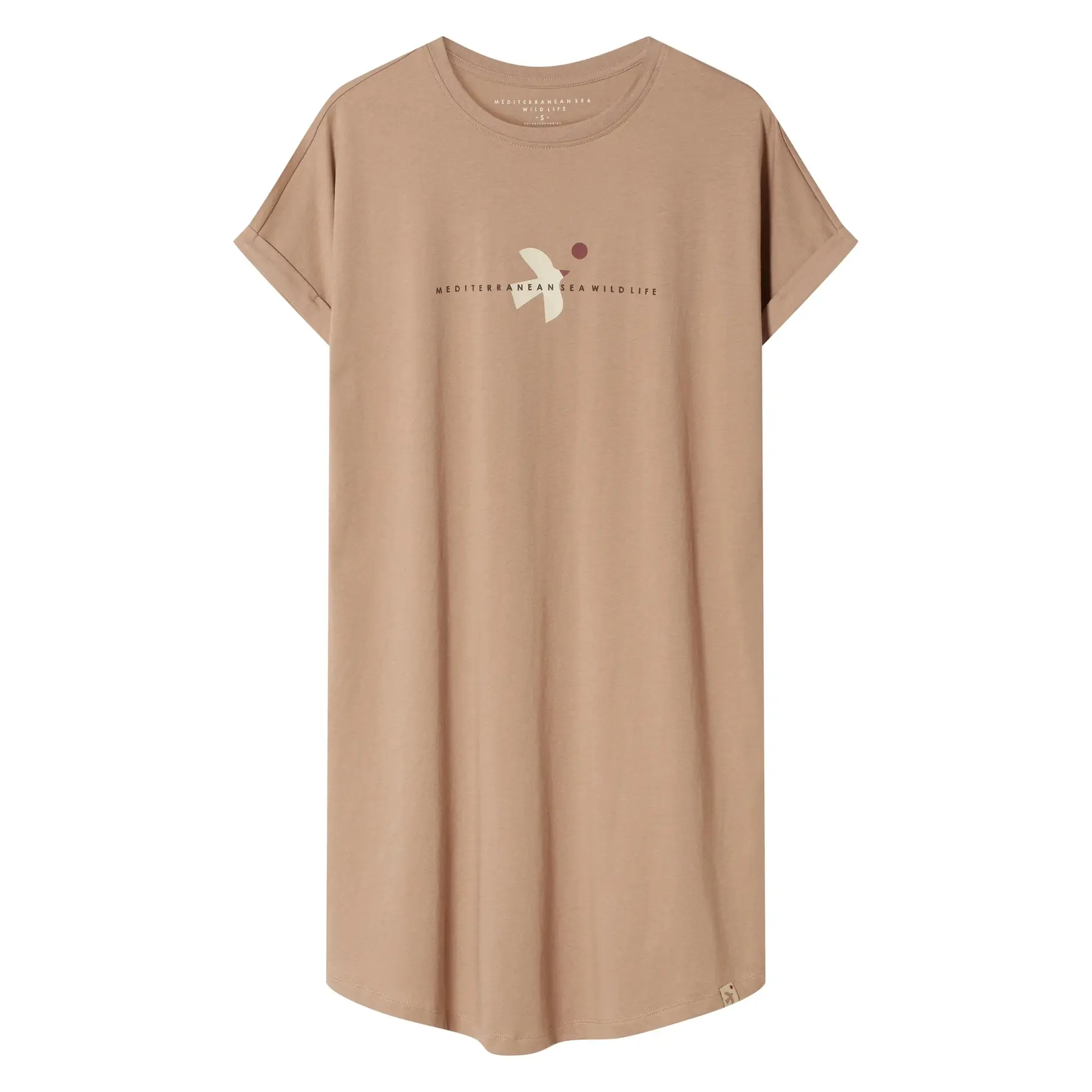 T-Shirt Kleid aus Baumwolle Damen Henderson Eluna