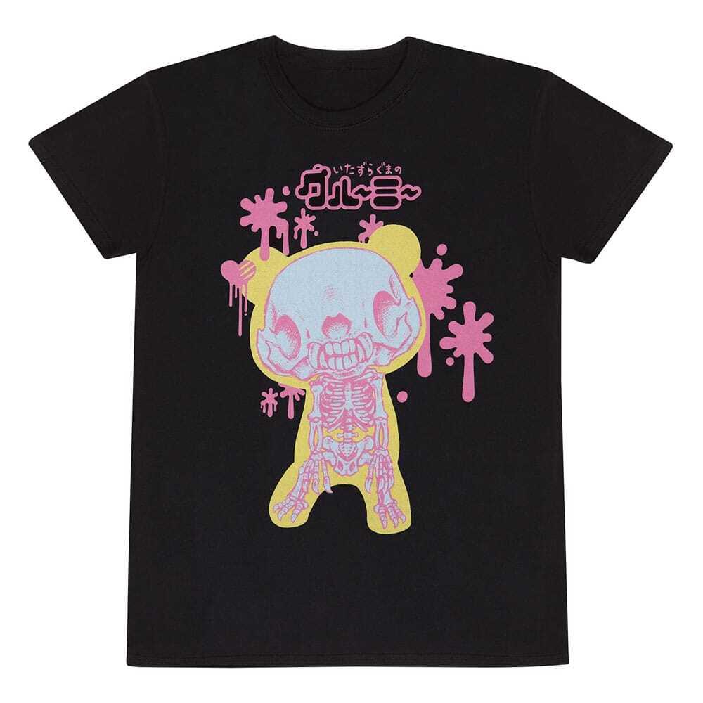 5056688596101 - T-Shirt Gloomy Bear Painted Skeleton