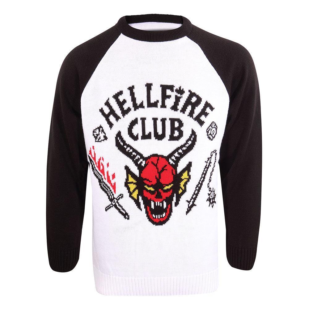 5056599748385 - Pullover Stranger Things Christmas Jumper Hellfire Club