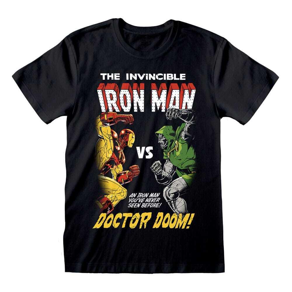 5056811510523 - Iron Man vs Doom T-Shirt schwarz in M