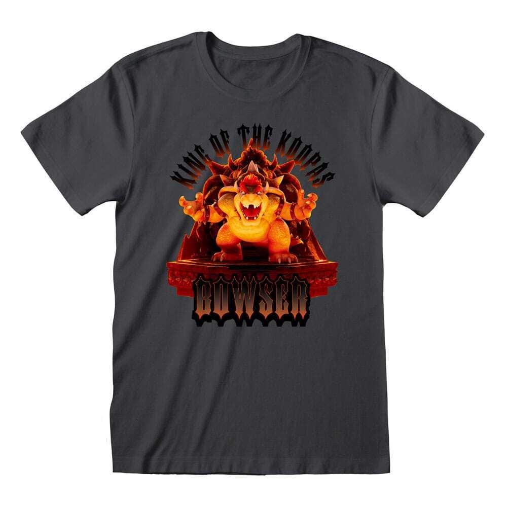 5056688508029 - Bowser - King Of The Koopas T-Shirt grau in L