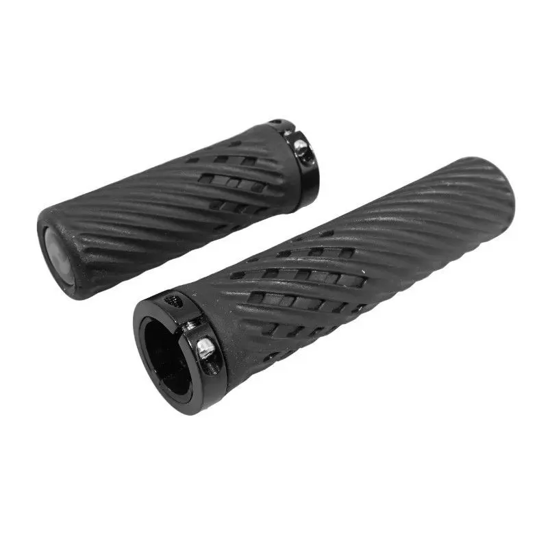Velo Store - UK Pair of mountain bike handles with collar closure Herrmans luna lock | Extra 10% off with Subscription, Postage £16.79 to UK Fedex.