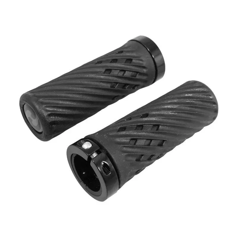 Velo Store - UK Pair of mountain bike handles with collar closure Herrmans luna lock | Extra 10% off with Subscription, Postage £16.79 to UK Fedex.