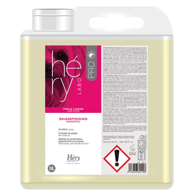Shampoing pour chien à poils longs Héry