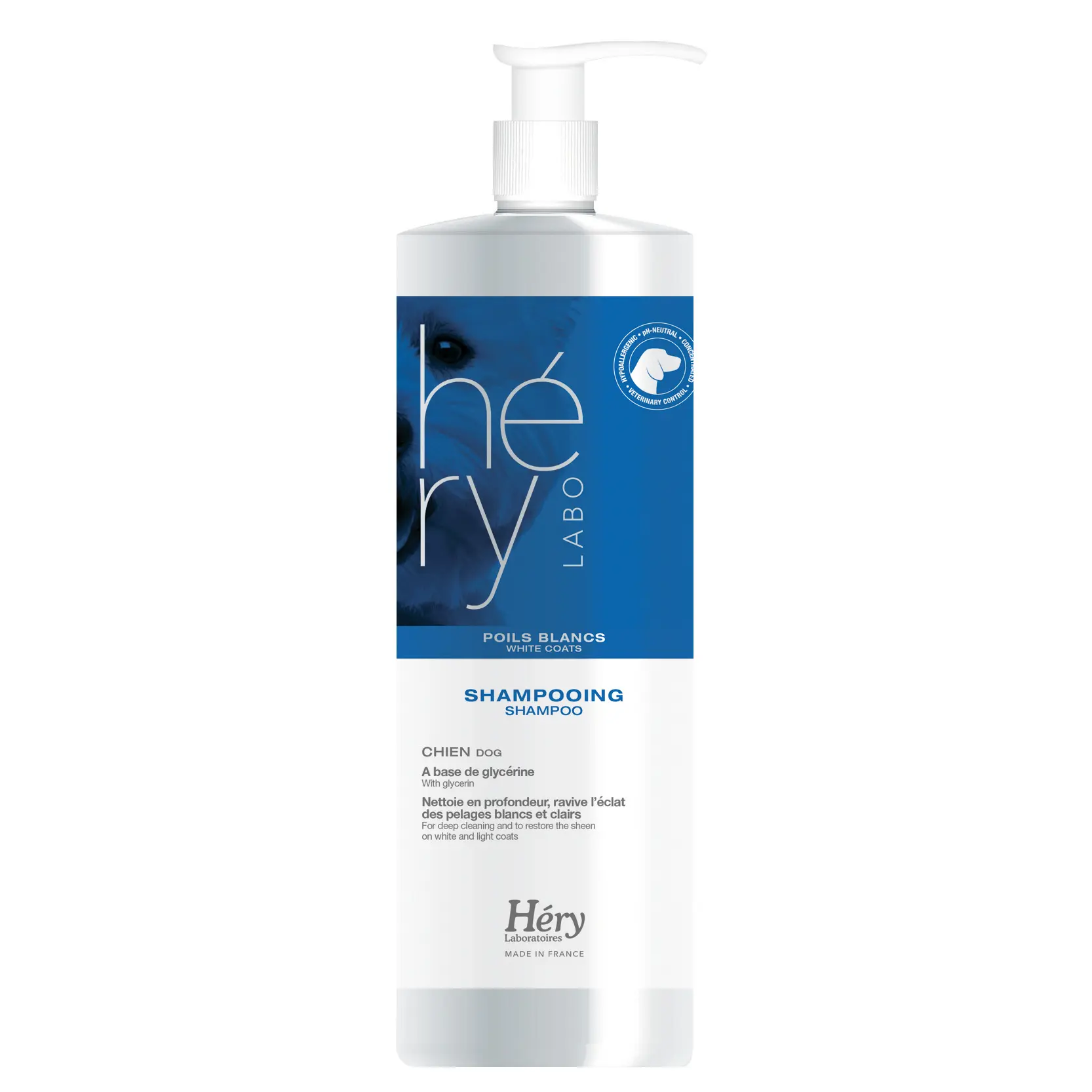 Comparer les prix de Shampoing poil blanc pour chien Héry