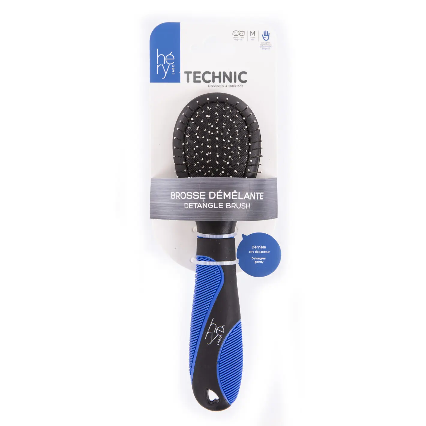 Héry Noir Detangling Brush For Dogs And Cats