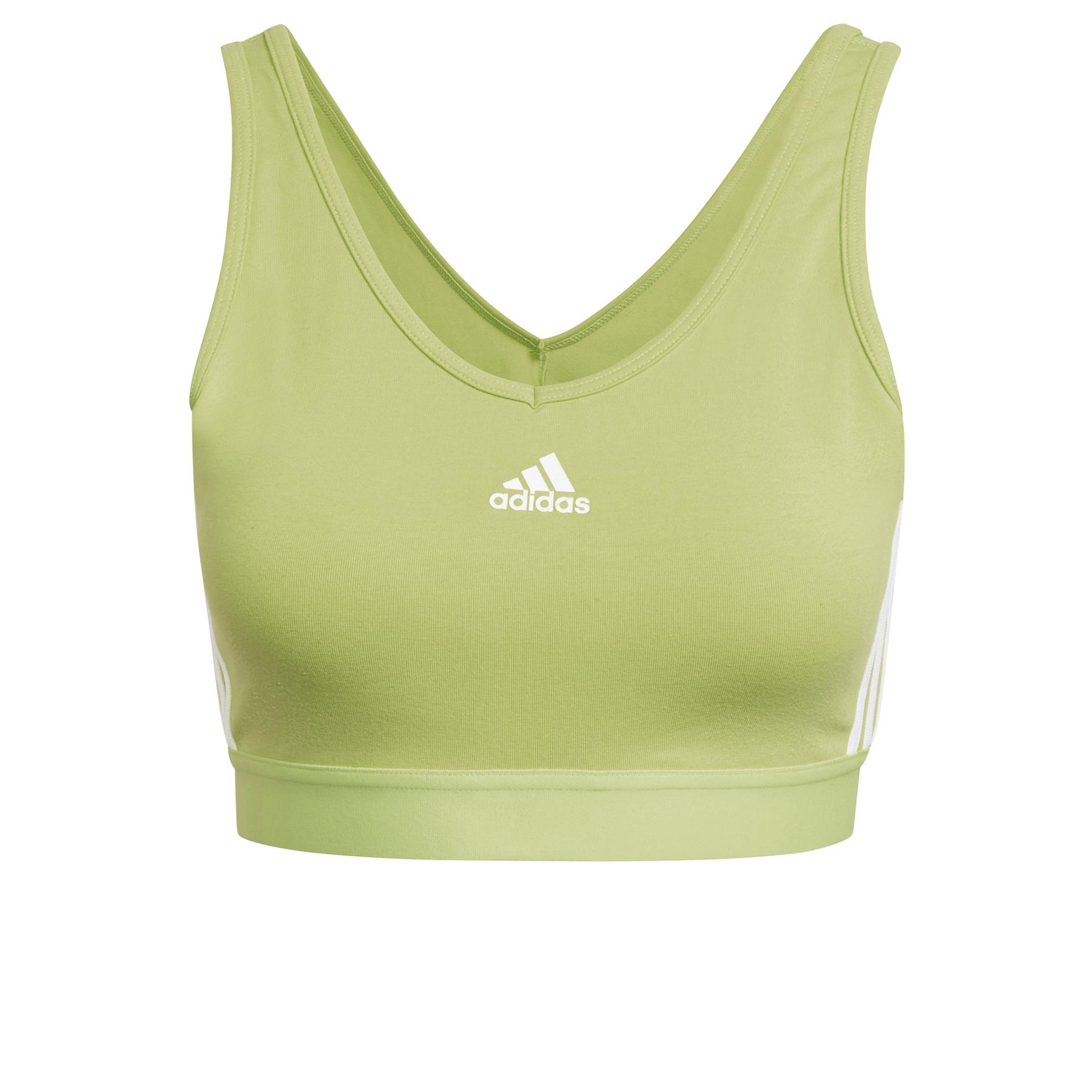 Top da donna con imbottiture rimovibili adidas Essentials 3-Stripes