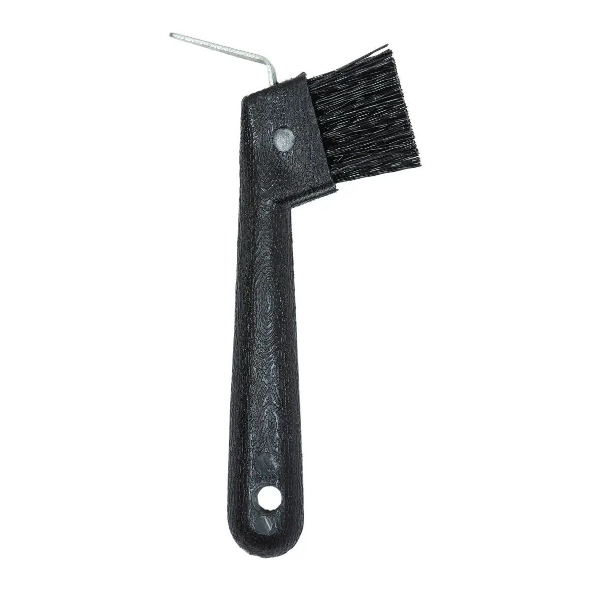 Hfi Noir Horse Hoof Pick With Brush
