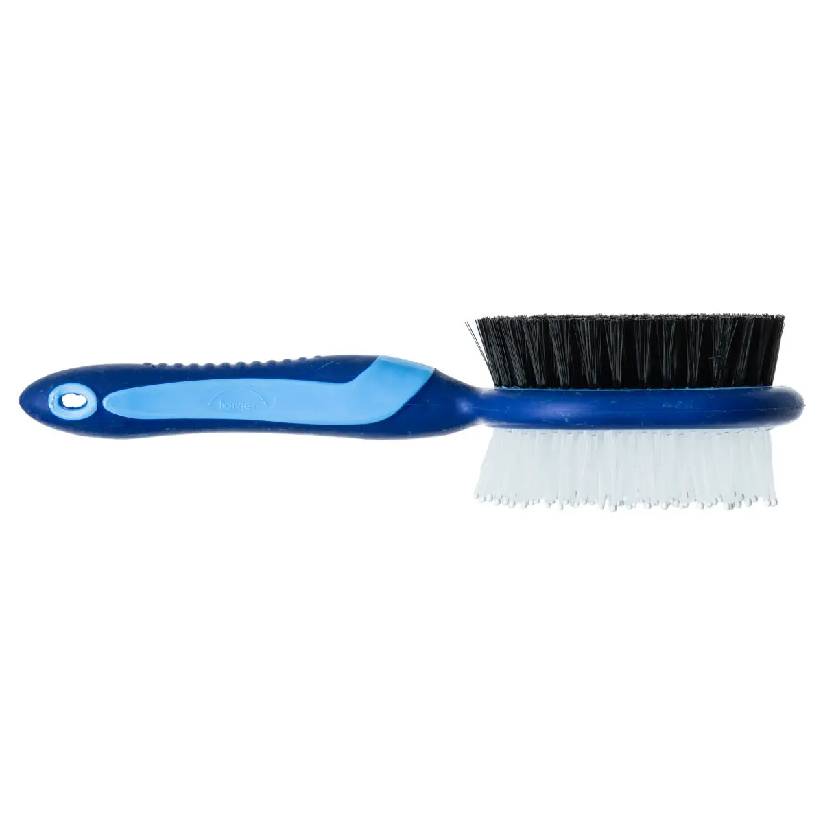 Hfi Bleu Double-Sided Horse Brush For Tail And Mane