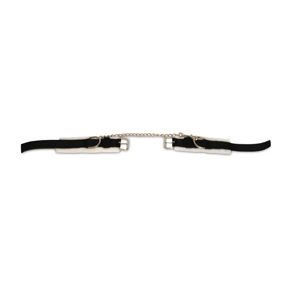 Hfi Noir Adjustable Chain Horse Fetter In Nylon
