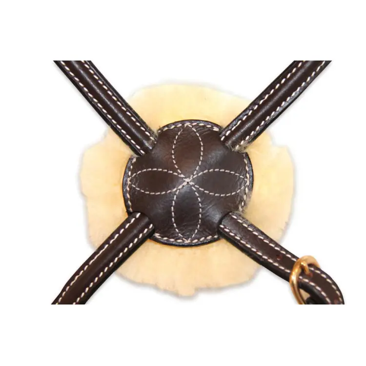 Hfi Noir Anatomical Mexican Double-Breasted Snaffle Bridle