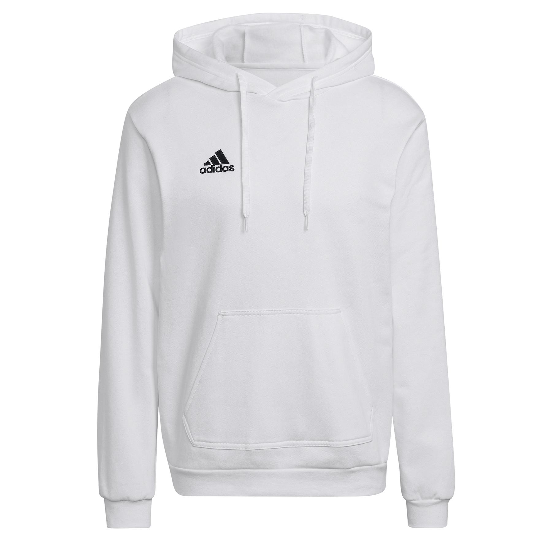 4065417125537 - adidas Entrada 22 Hoody Herren WHITE BLACK S