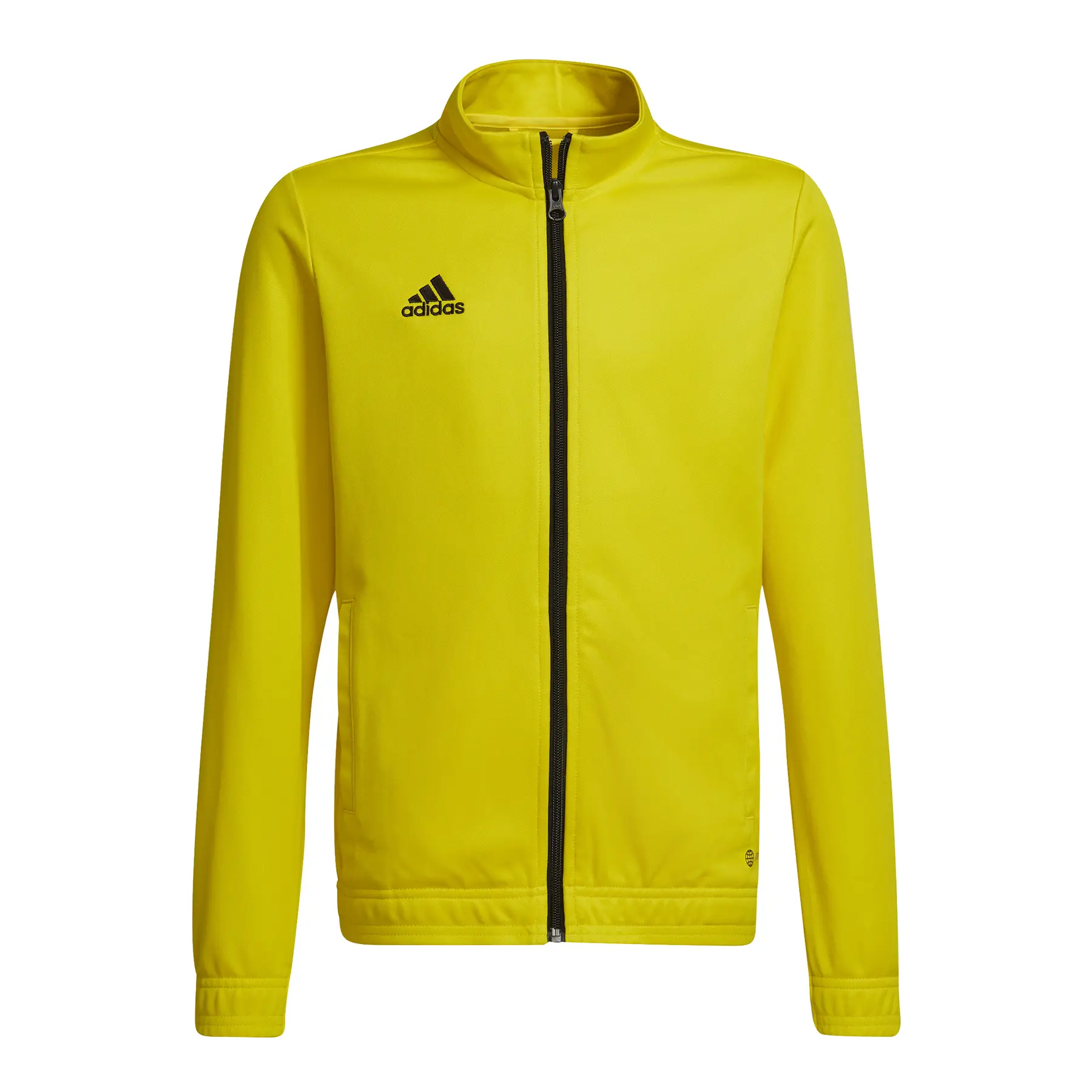 4065425006590 - adidas Entrada 22 Trainingsjacke Kinder TMYELL BLACK 116