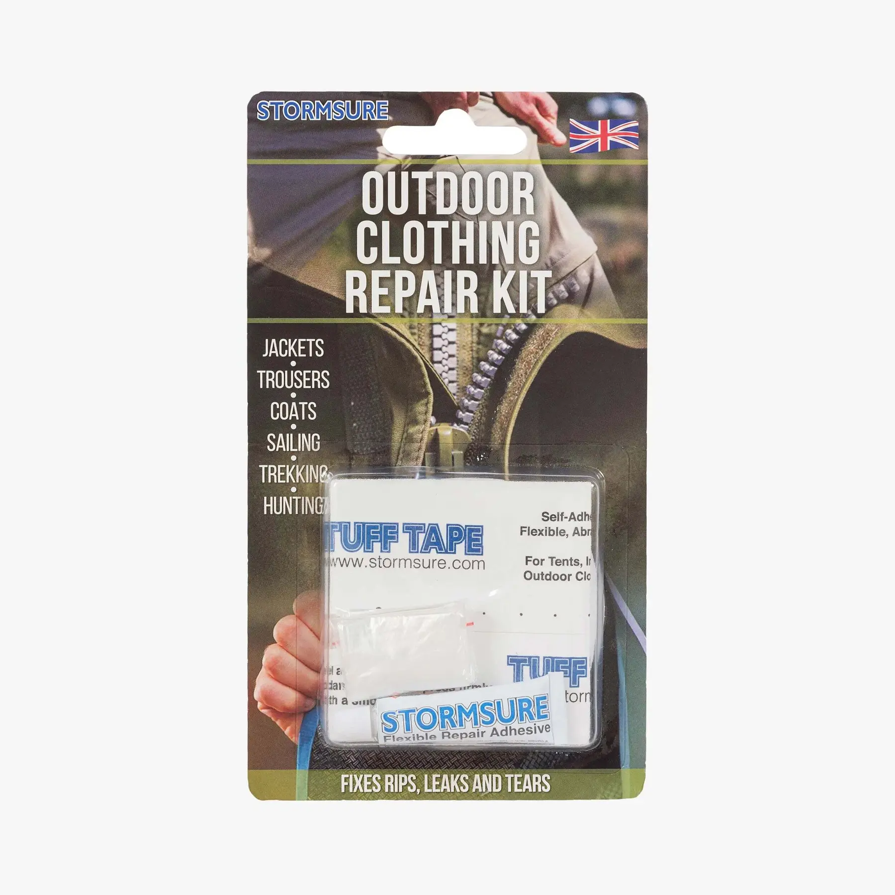 Highlander Unisex Blanc Clothing Repair Kit Stormsure