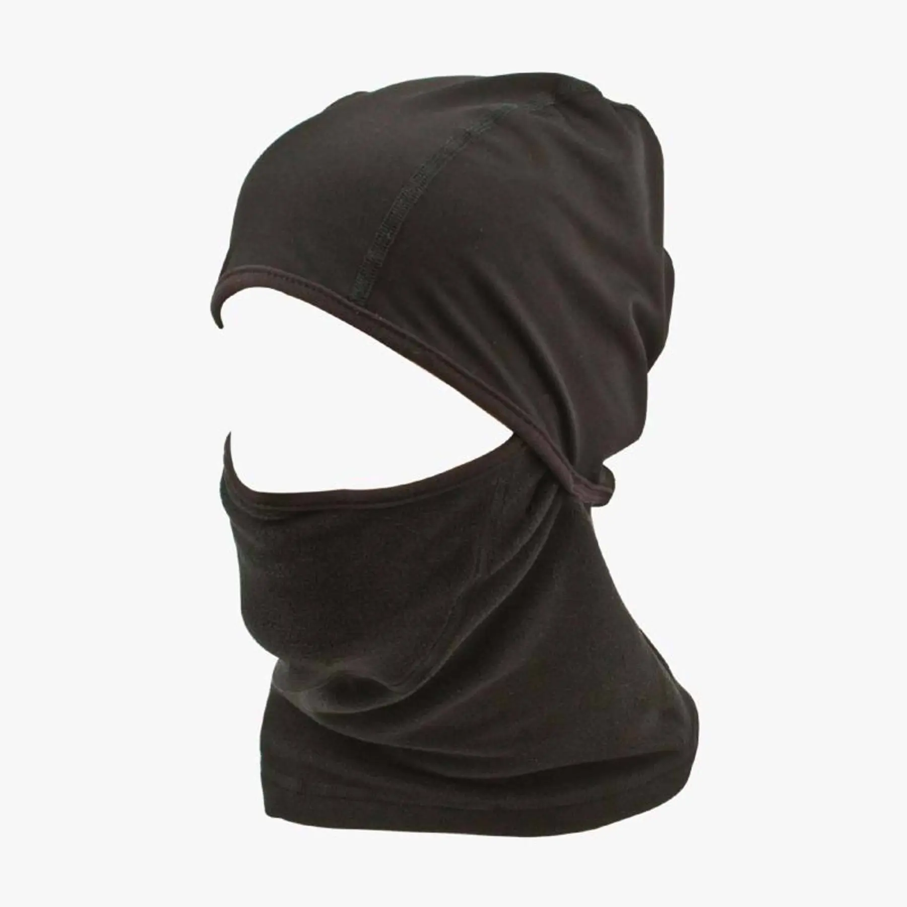 Highlander Unisex Marron Fleece Set With Neck Warmer And Hat