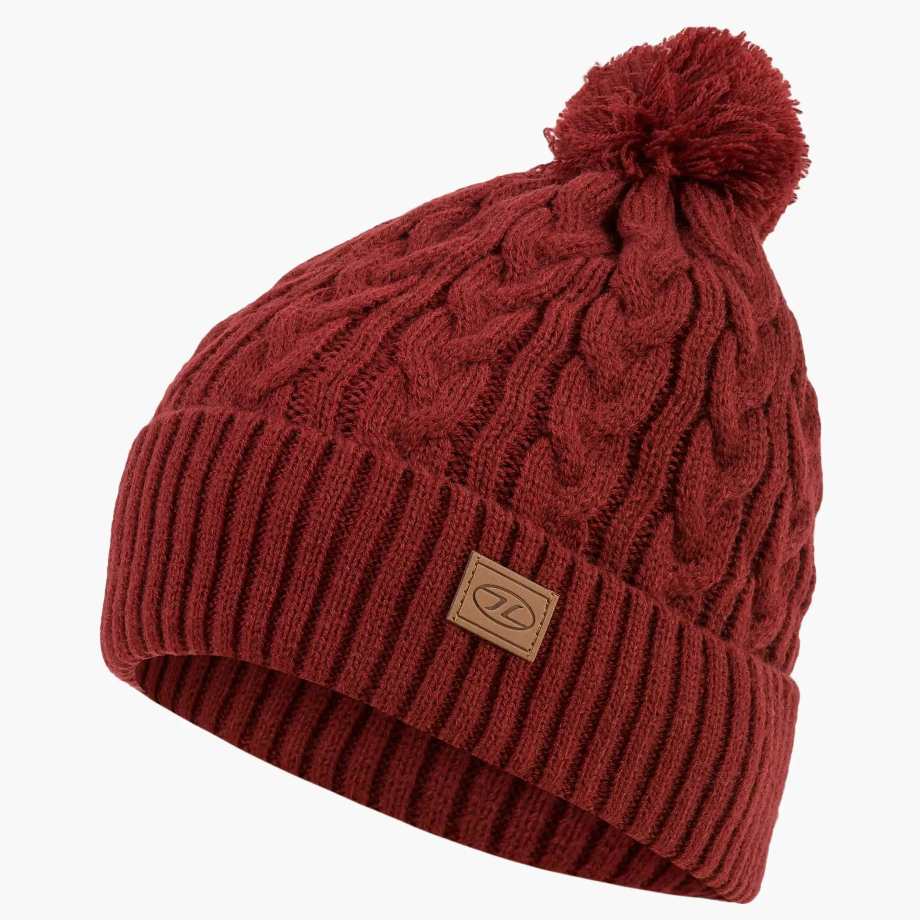 Highlander Unisex Rouge Beanie Beira Lined Bobble