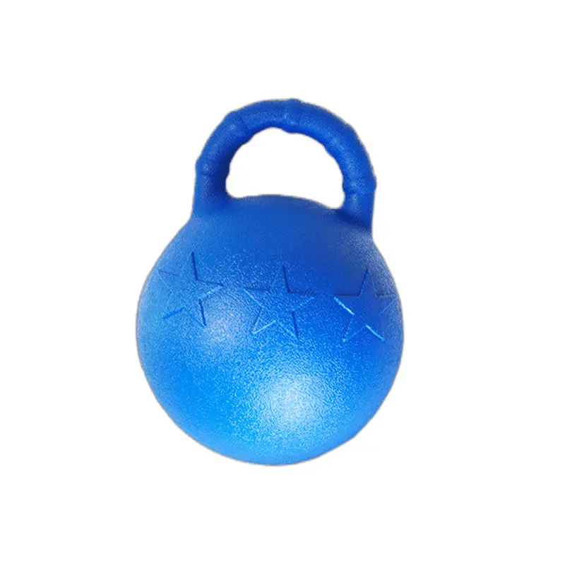 Hippotonic Bleu Ball With Handle For Horses