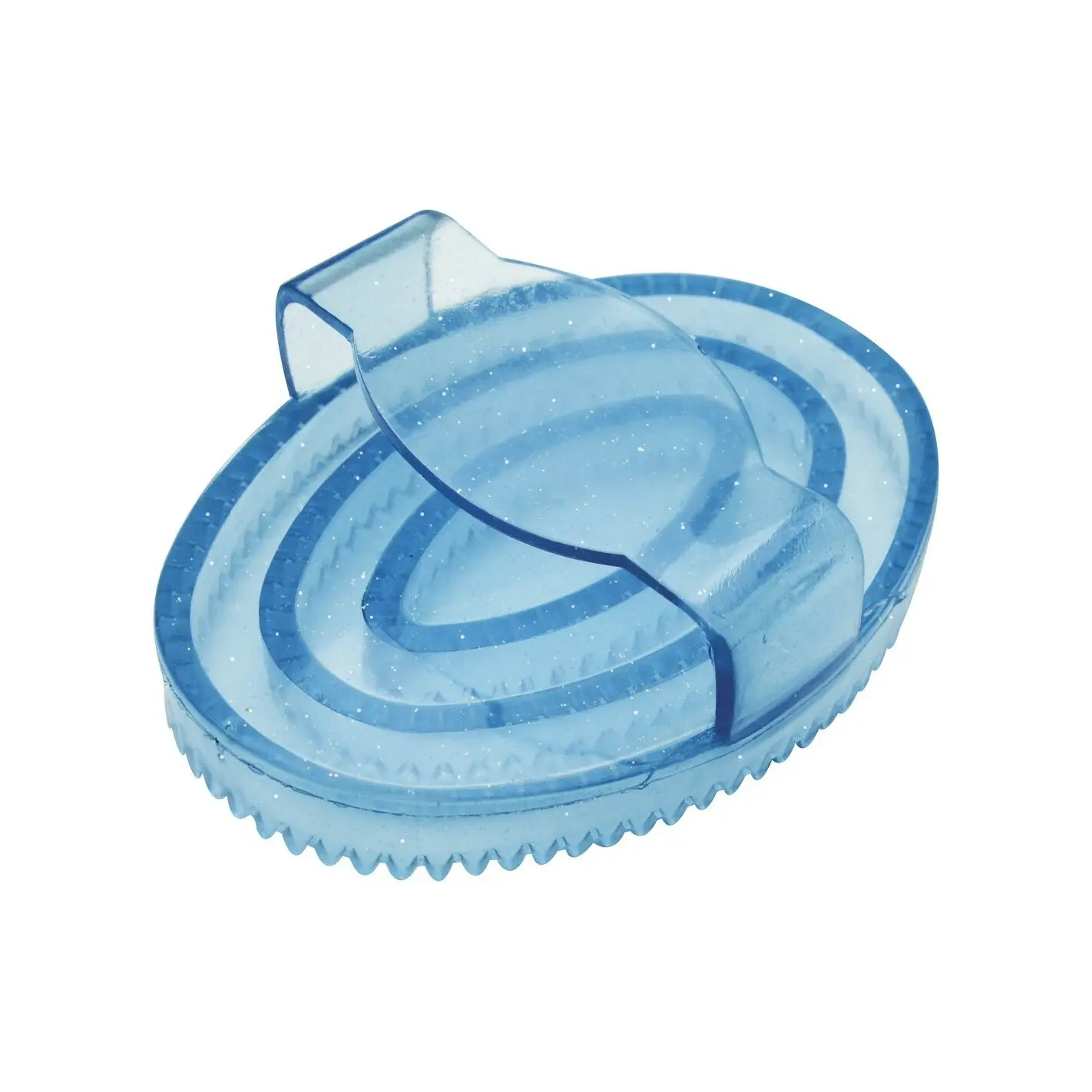 Hippotonic Bleu Oval Curry Comb