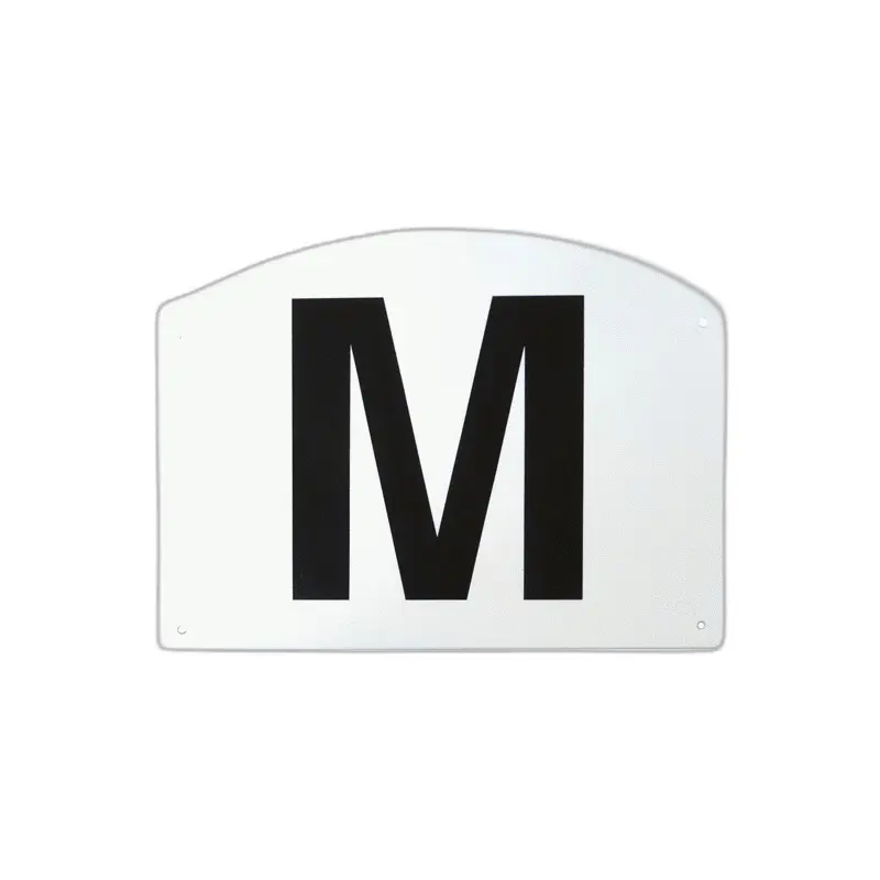 Meilleurs prix pour Panneau d'affichage en plastique avec 12 lettres de manège Hippotonic