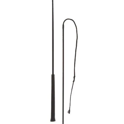 Fouet nylon avec poignée en plastique et sangle très courte Hispano Hipica
