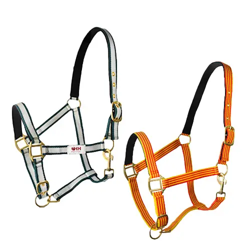 Comparer les prix de Licol pour cheval en nylon avec mousqueton Hispano Hipica