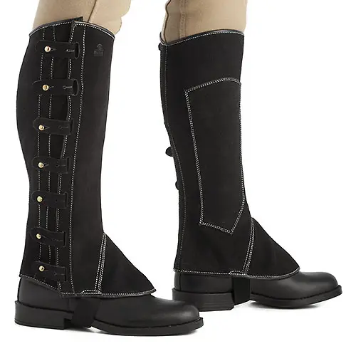 Comparer les prix de Mini-chaps portugaises en cuir fendu Hispano Hipica