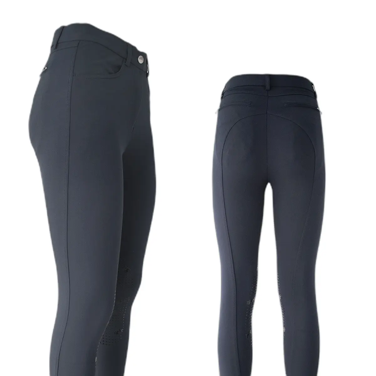 Comparer les prix de Pantalon équitation mid grip femme Hispano Hipica Meribel Adhesion