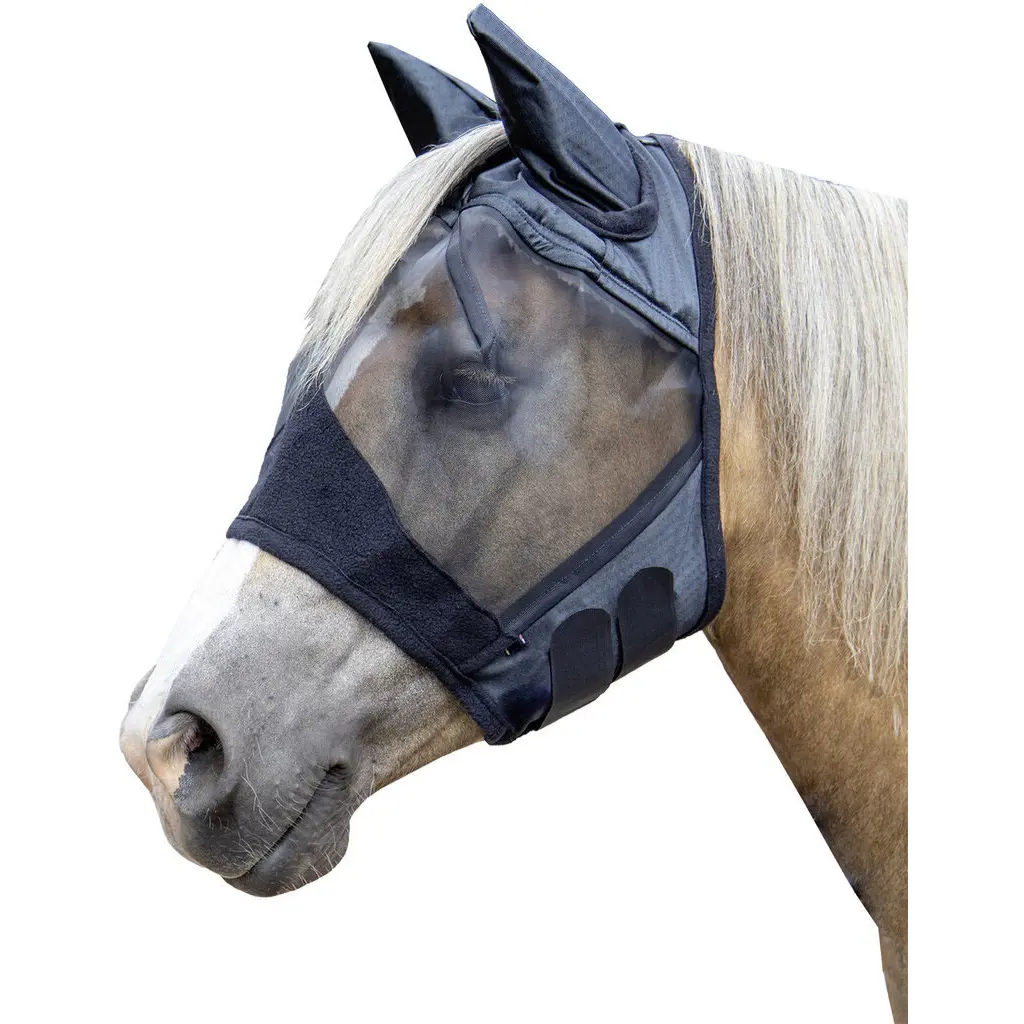 Masque anti-mouches pour cheval HKM High Professional