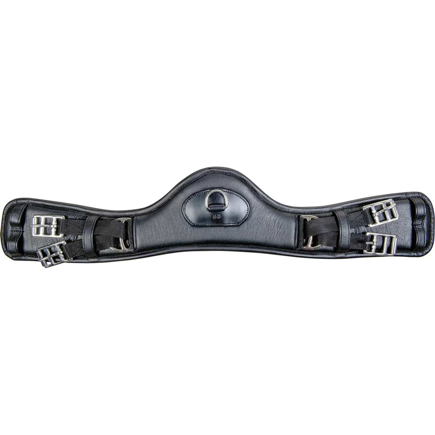 Sangle pour cheval en cuir sans élastique HKM Anatomic