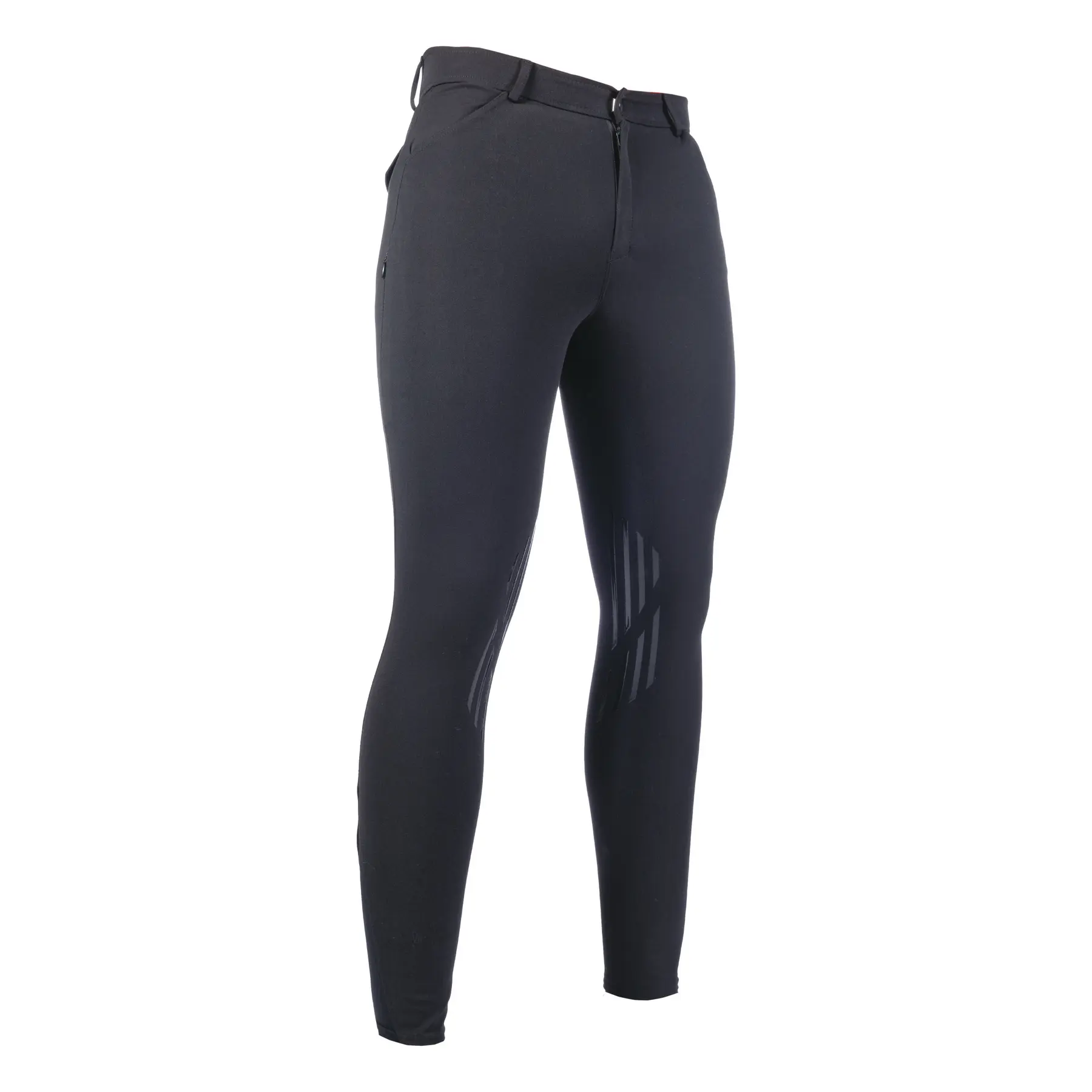 Hkm Noir Pantalón De Equitación Mid Grip James
