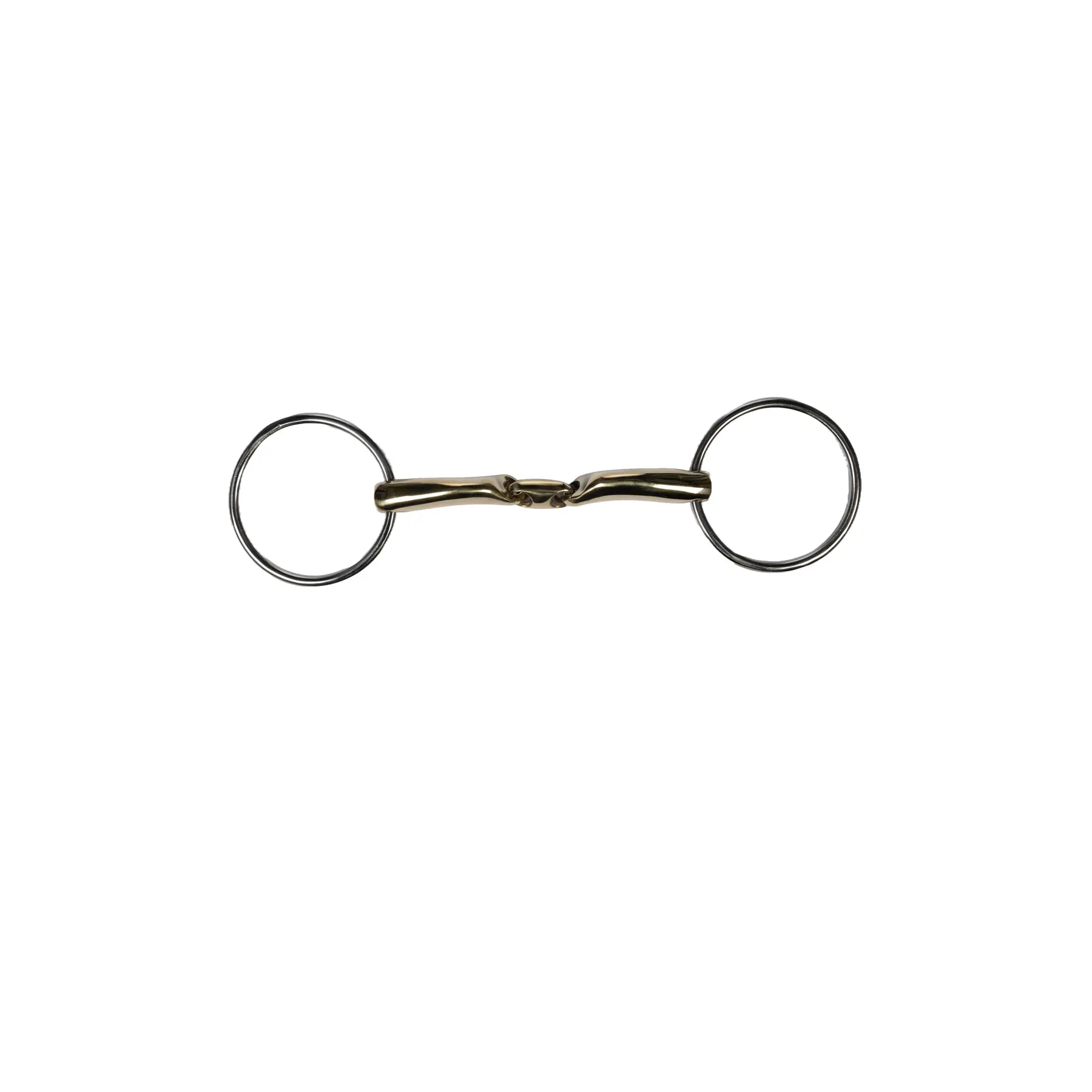 Mors double brisures pour cheval HKM Soft Contact 16 mm