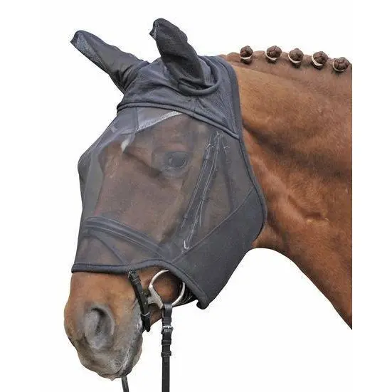 Masque anti-mouches pour cheval HKM