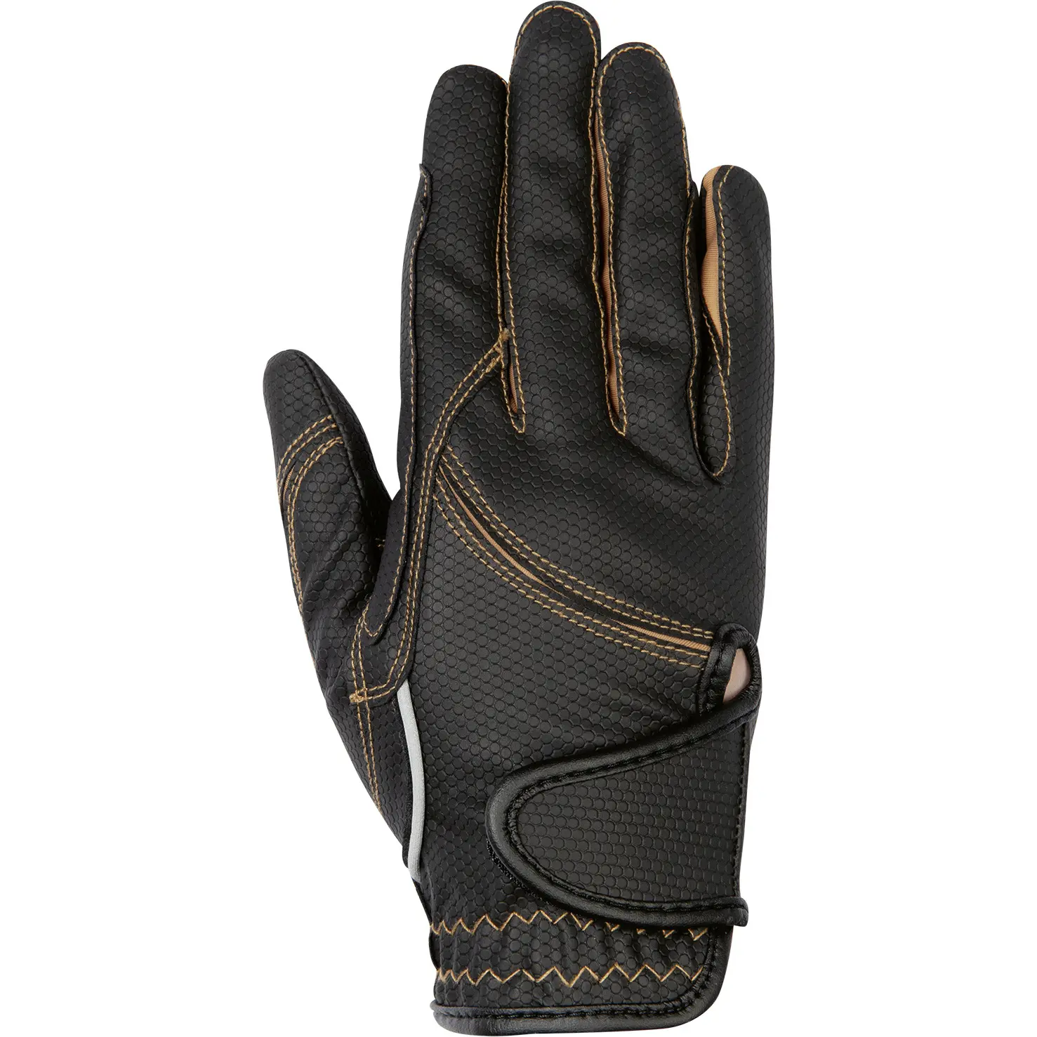 Gants d'équitation en cuir enfant HKM Fashion