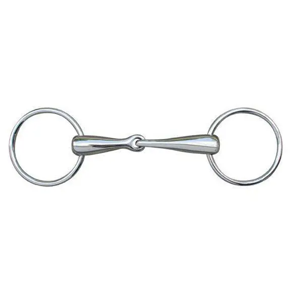 Massief roestvrijstalen simple bit voor paard HKM 20 mm