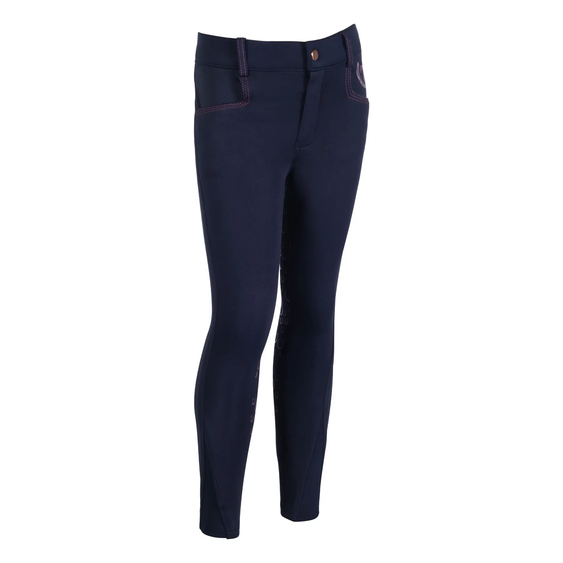 Pantalon équitation full grip fille HKM Kids Alva