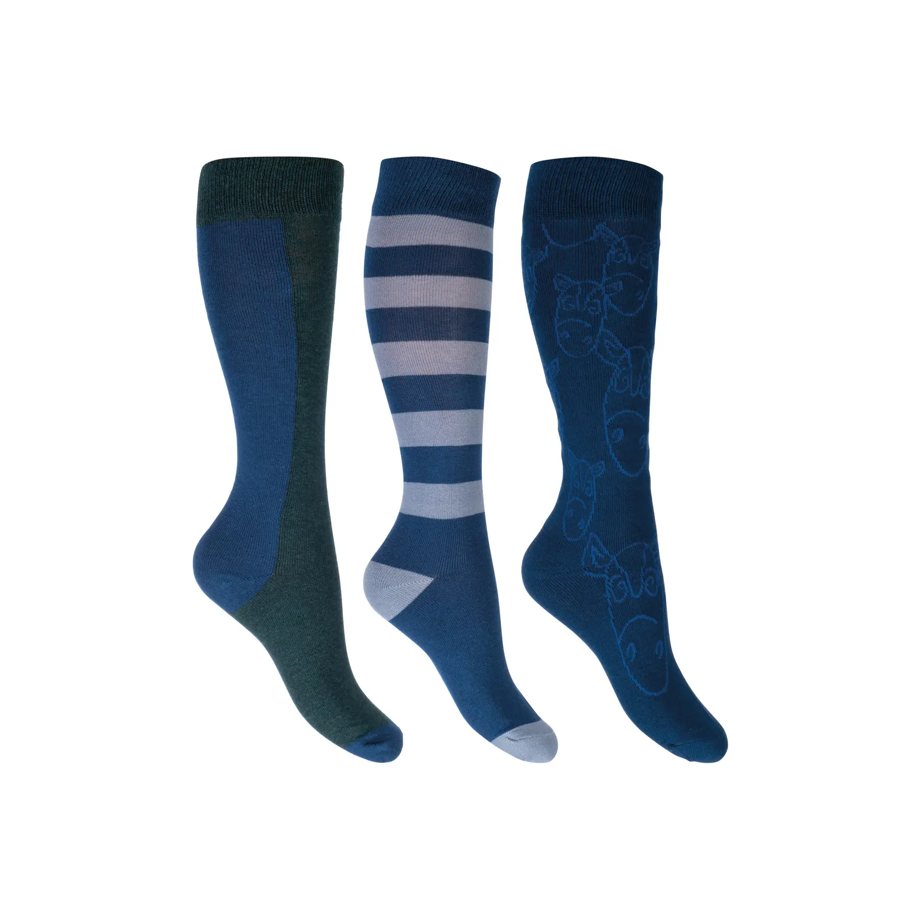 Chaussettes équitation enfant HKM Kids Houston (x3)