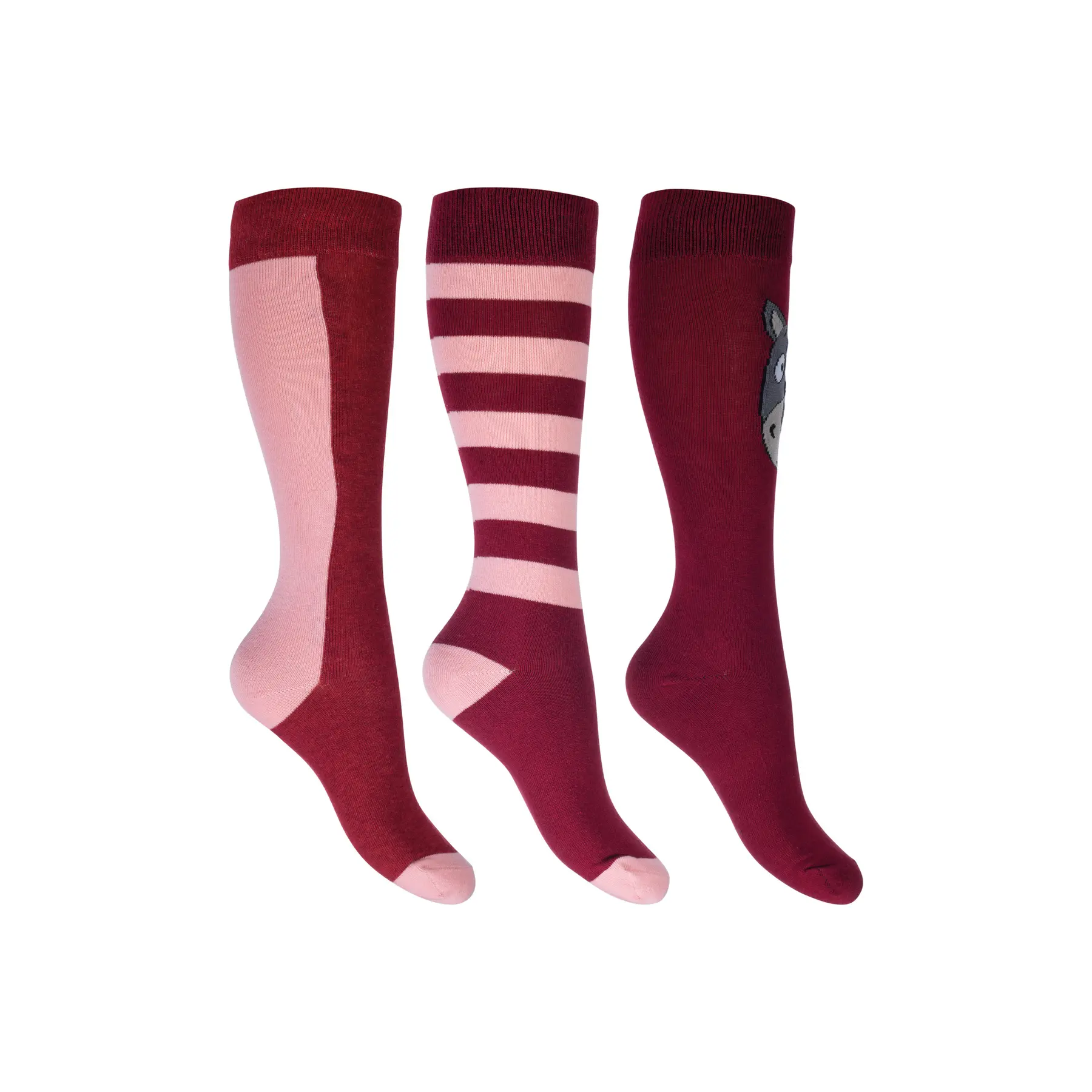 Chaussettes équitation enfant HKM Kids Grenada (x3)