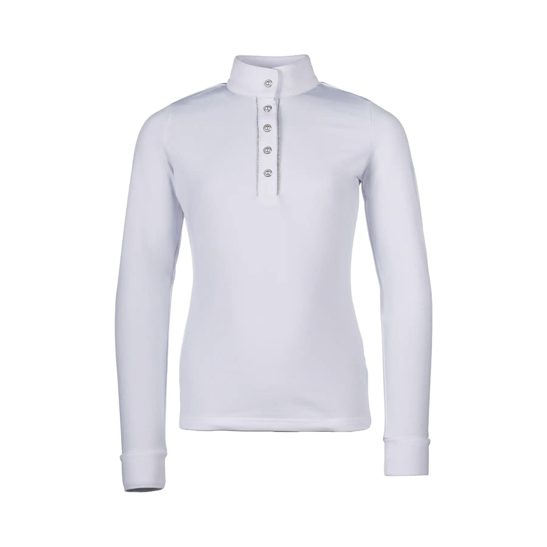 Polo de concours manches longues fille HKM Kids Emilia