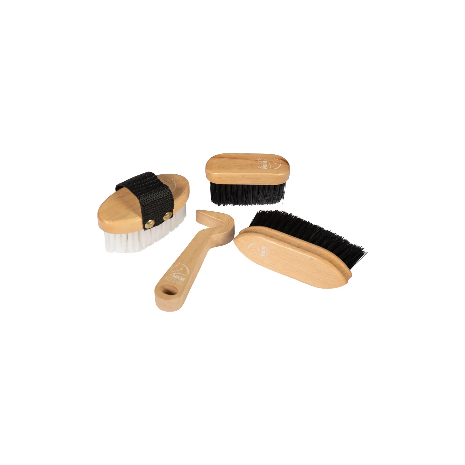 Set de pansage en bois pour Hobby Horse HKM Kids