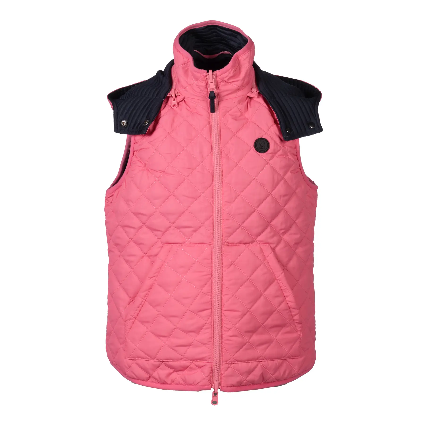 Doudoune équitation sans manches réversible fille HKM Kids Maui