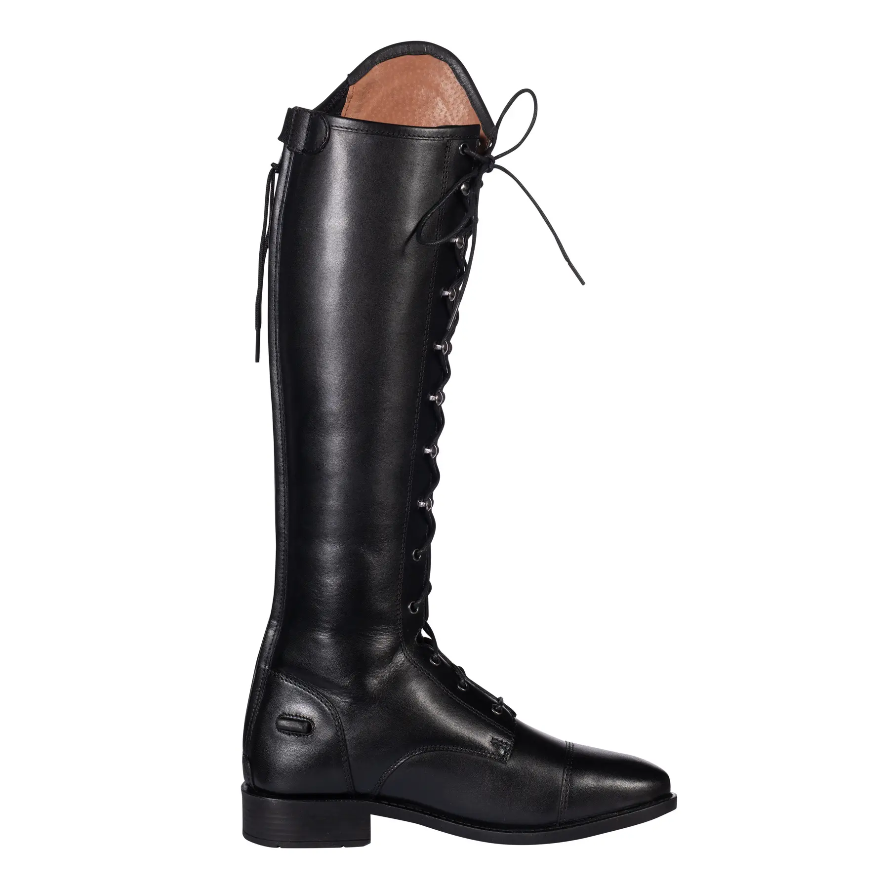 Bottes d'équitation en cuir fille HKM Kids Glam Lace