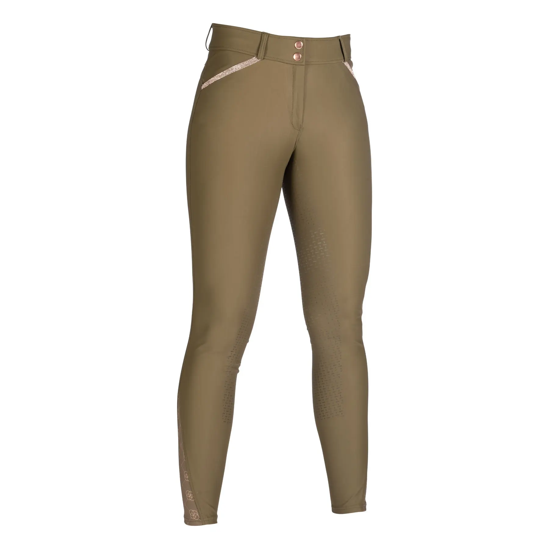 Pantalon équitation full grip femme HKM Selection Edinburgh