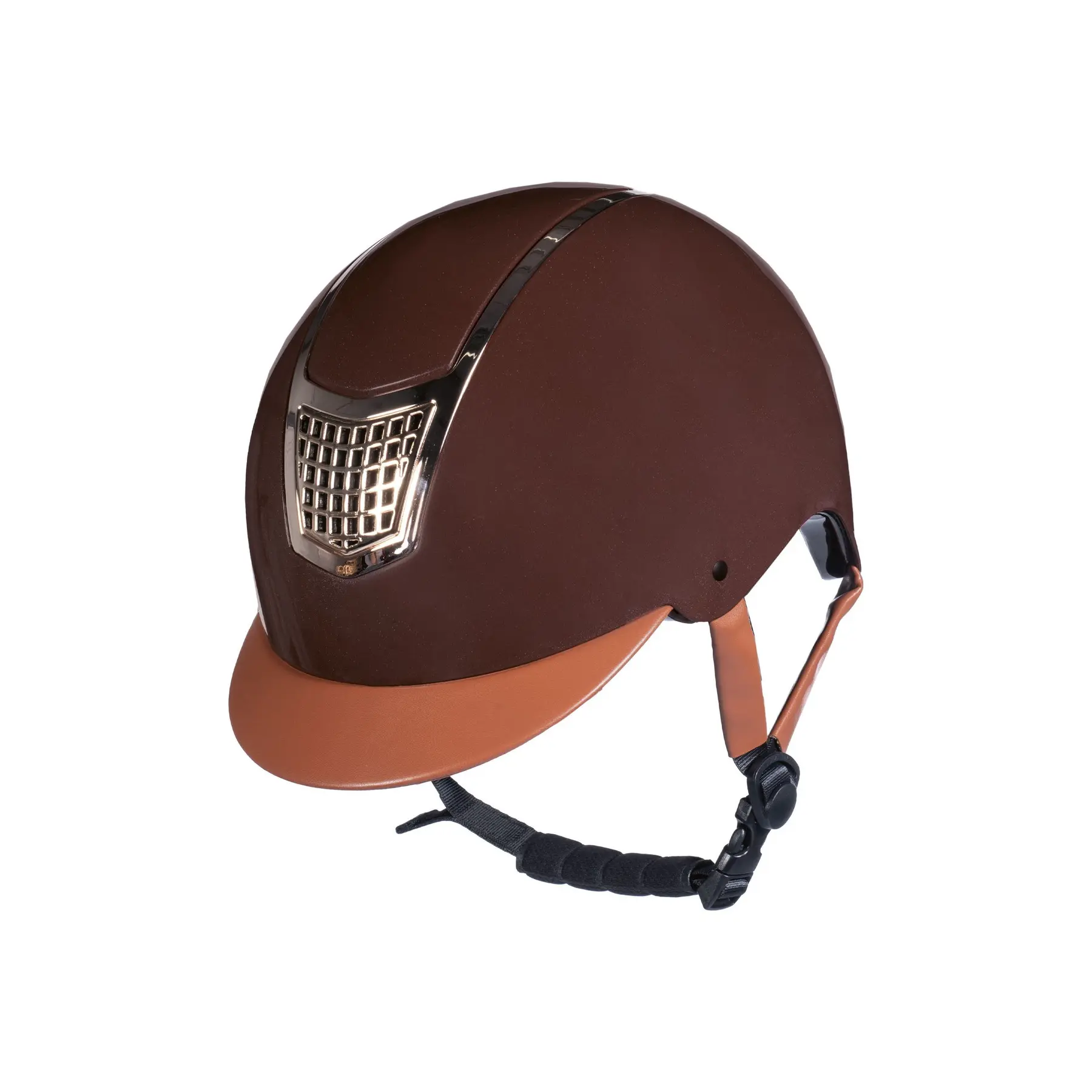 Cap Rijhelm Edinburgh Bruin verstelbaar maat L (59-61 cm)