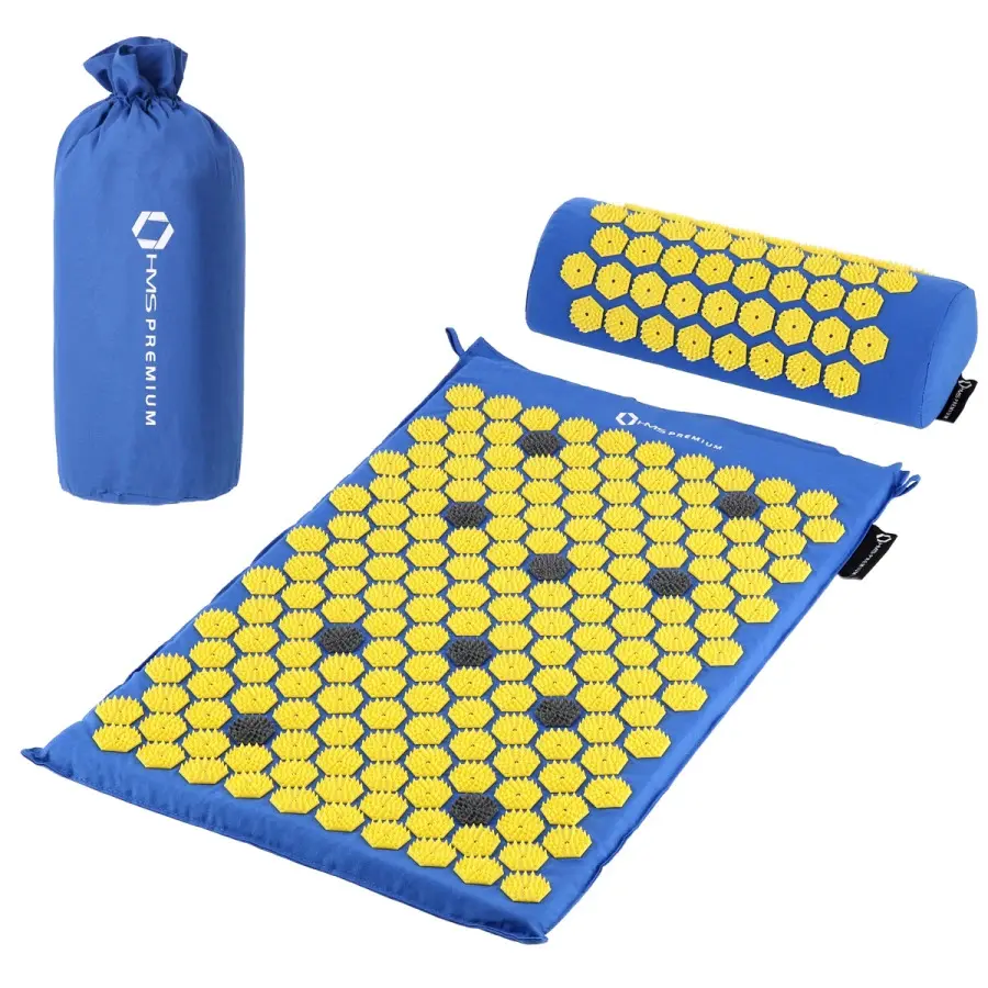 Hms Unisex Jaune Acupressure Mat Premium