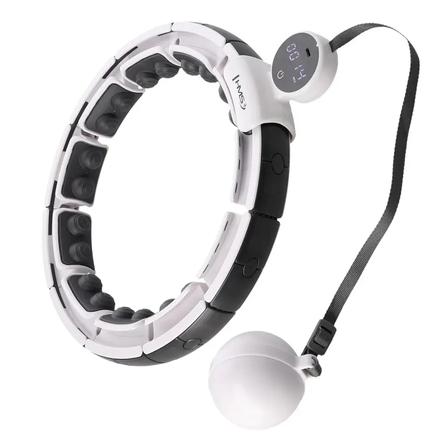 Hms Unisex Kids Blanc Magnetic Hoop With Weights And Counter Hhm16