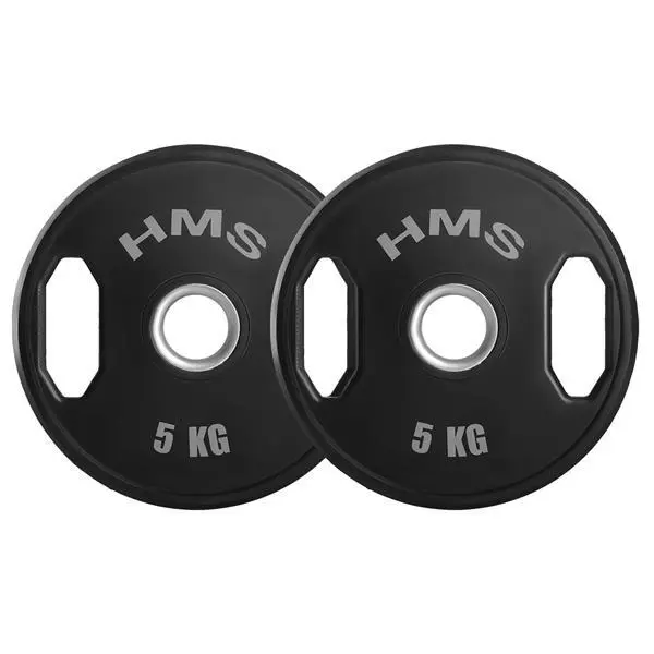 Gummierte Hantelplatte HMS TOG05 Olimpijski