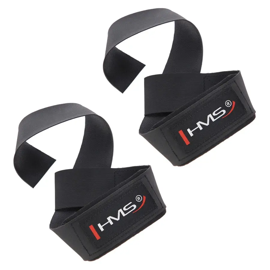 Hms Unisex Noir Weightlifting Strap F4433