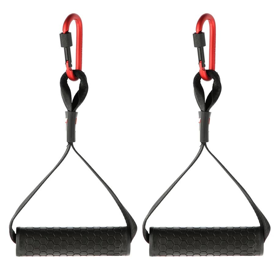 HMS Poignées de levage et de portail à une main 2 pièces en caoutchouc UWC91, Noir, Taille 45x130x270 mm